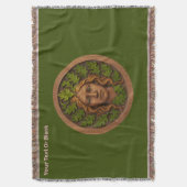 Grüne Frau - Holz Decke (Vorderseite Vertikal)