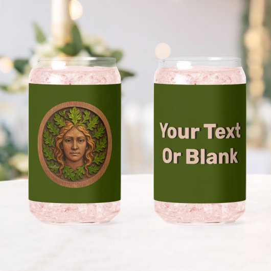 Grüne Frau - Holz Dosenglas (Insitu (Hochzeit))