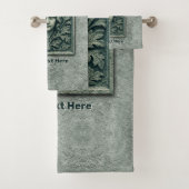 Grüne Frau - Stone Badhandtuch Set (Insitu)