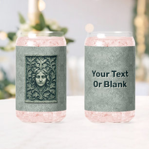 Grüne Frau - Stone Dosenglas