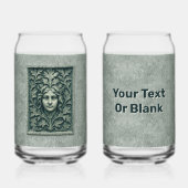 Grüne Frau - Stone Dosenglas (Vorderseite)