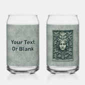 Grüne Frau - Stone Dosenglas (Rückseite)