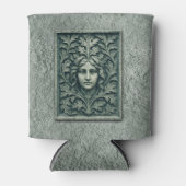 Grüne Frau - Stone Dosenkühler (Vorderseite)