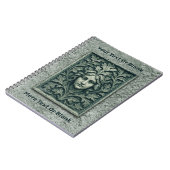 Grüne Frau - Stone Notizblock (Linke Seite)