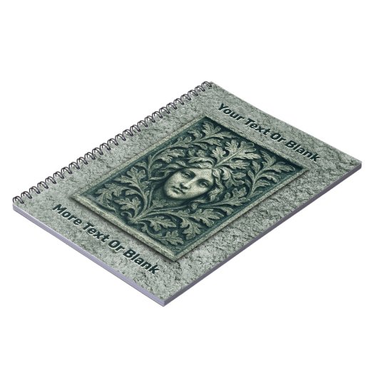 Grüne Frau - Stone Notizblock (Linke Seite)