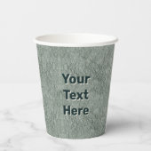Grüne Frau - Stone Pappbecher (Rückseite)