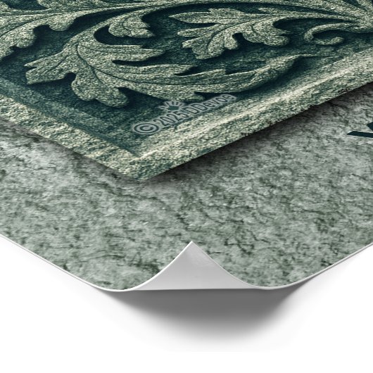 Grüne Frau - Stone Poster (Ecke)