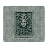 Grüne Frau - Stone Schneidebrett (Vorderseite)