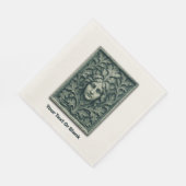 Grüne Frau - Stone Serviette (Ecke)