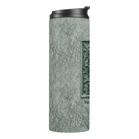 Grüne Frau - Stone Thermosbecher (Nach links gedreht)