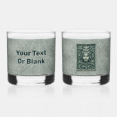 Grüne Frau - Stone Whiskyglas (Rückseite)