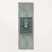 Grüne Frau - Stone Yogamatte (Vorderseite)