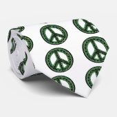 grüne FriedensKrawatte Krawatte (Gerollt)