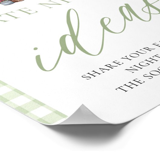 Grüne Frische aus dem Markt Terminabend Ideen unte Poster (Ecke)