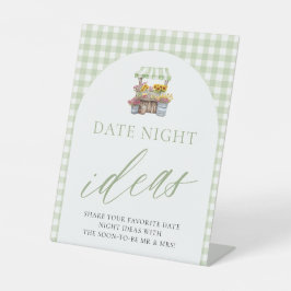 Grüne Frische aus dem Markt Terminabend Ideen unte Sockelschild