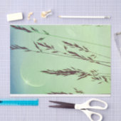 Grüne Fronten Blätter Mondlicht Seidenpapier (Handwerk)