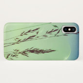 Grüne Fronten Blätter Mondphasen Nachthimmel Case-Mate iPhone Hülle (Rückseite (Horizontal))