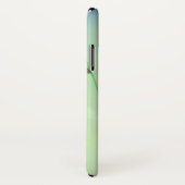 Grüne Fronten Blätter Mondphasen Nachthimmel Case-Mate iPhone Hülle (Hinten/Rechts)