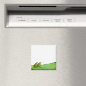 Grüne Frösche am verlass Magnet (In Situ (Geschirrspüler))