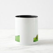 Grüne Frösche auf verlassene Tasse (Zentrum)