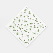 Grüne Frösche Serviette (Ecke)