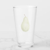 Grüne Frucht Birne Glas (Rückseite)