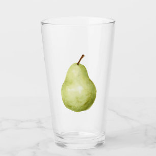 Grüne Frucht Birne Glas