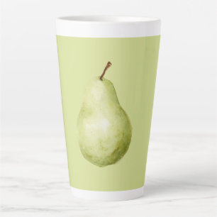 Grüne Frucht Birne Milchtasse