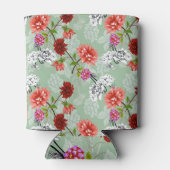 Grüne Frühlingsblüte: Handgezeichnet Dosenkühler (Rückseite)