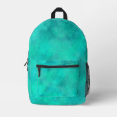 Grüne Frühlingsfarbe Bedruckter Rucksack (Vorderseite)