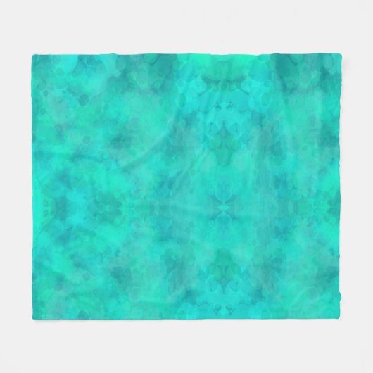 Grüne Frühlingsfarbe Fleecedecke (Vorderseite (Horizontal))