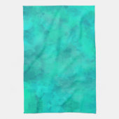 Grüne Frühlingsfarbe Geschirrtuch (Vertikal)