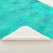 Grüne Frühlingsfarbe Sherpadecke (3/4)