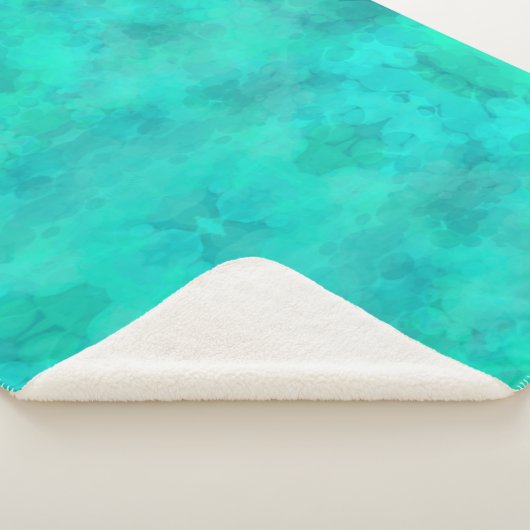 Grüne Frühlingsfarbe Sherpadecke (3/4)