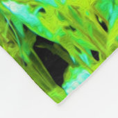 Grüne Frühlingsgärtnerei mit Peongs Fleecedecke (Ecke)