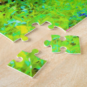 Grüne Frühlingsgärtnerei mit Peongs Puzzle (Seite)