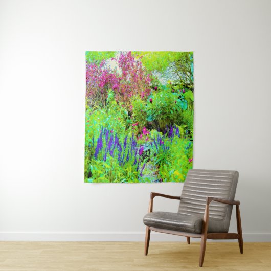 Grüne Frühlingsgärtnerei mit Peongs Wandteppich (Beispiel)