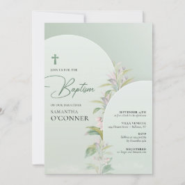 Grüne Frühlingshuppe Eukalyptus Blütenblume Einladung