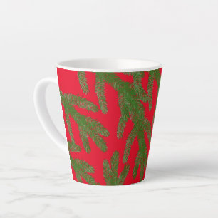 Grüne Furniere mit Festivitäten Milchtasse