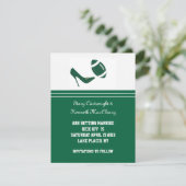 Grüne Fußball-Hochzeit rettet die Ankündigung (Stehend Vorderseite)