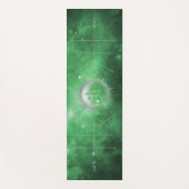 Grüne Galaxie, Alignment Lines Yoga Mat Yogamatte (Vorderseite)