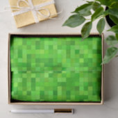 Grüne Gamer-Pixel | Geburtstagspartei Seidenpapier (Geschenk)