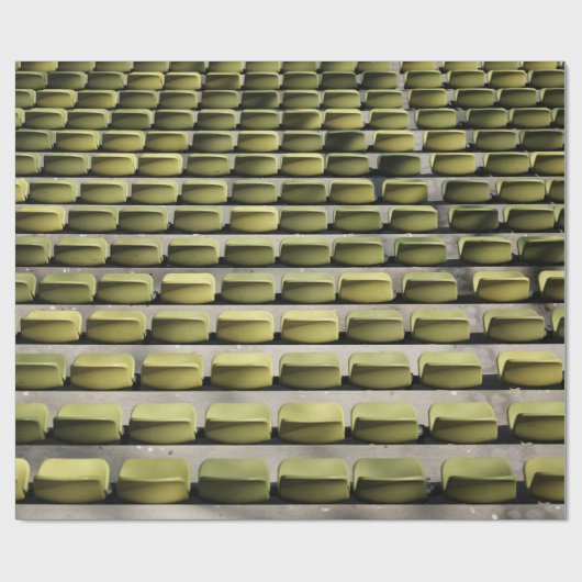 Grüne Gangstühle Geschenkpapier (Flach)