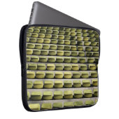 Grüne Gangstühle Laptopschutzhülle (Vorne Rechts)