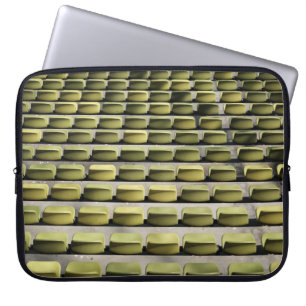 Grüne Gangstühle Laptopschutzhülle