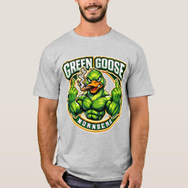 Grüne Gänse Finger Nürnberg T-Shirt