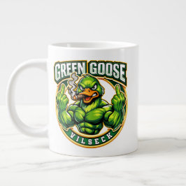 Grüne Gänse Finger Vilseck  Jumbo-Tasse