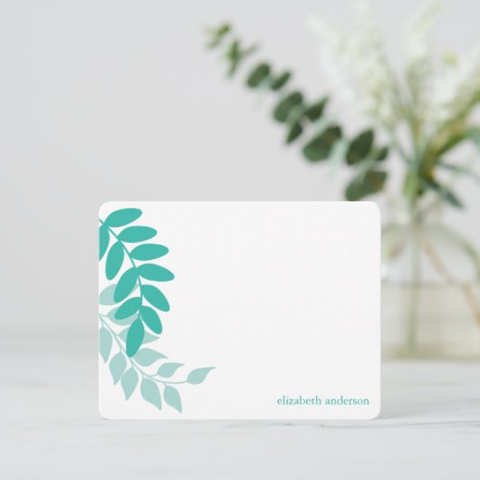 Grüne Garden-Blätter (Stehend Vorderseite)