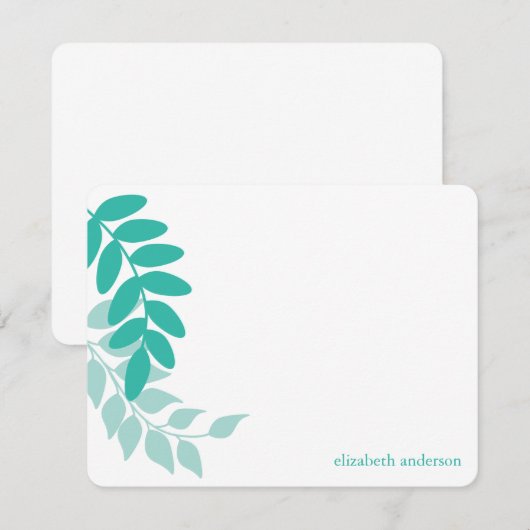 Grüne Garden-Blätter (Vorne/Hinten)