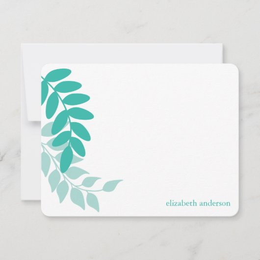 Grüne Garden-Blätter (Vorderseite)